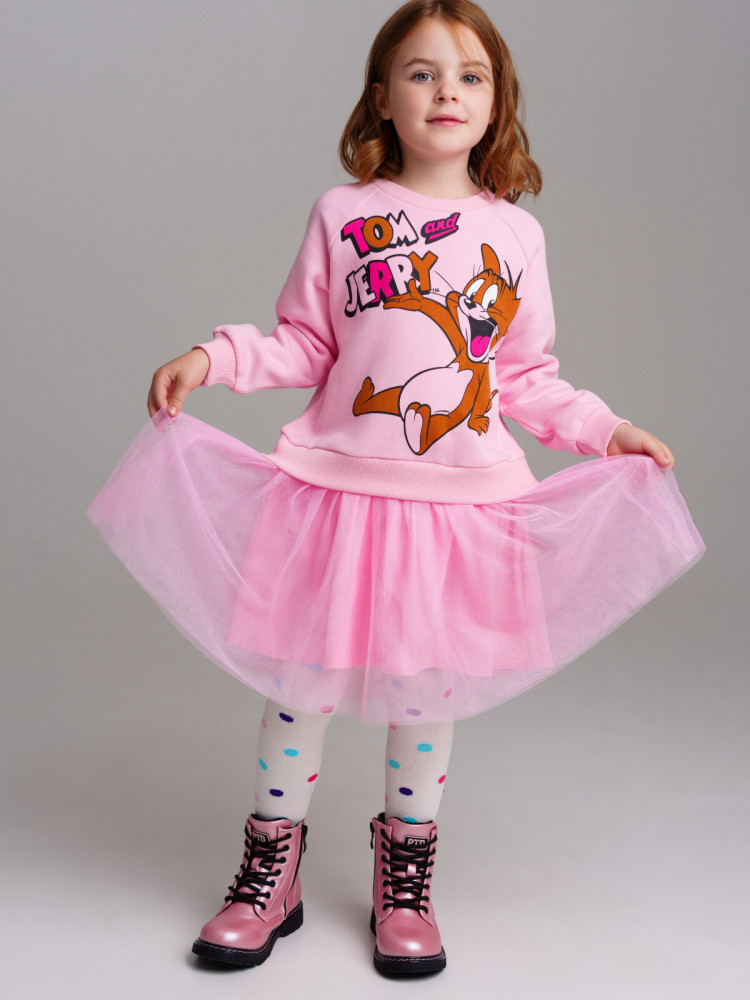 Платье трикотажное для девочек | Catch me | PlayToday