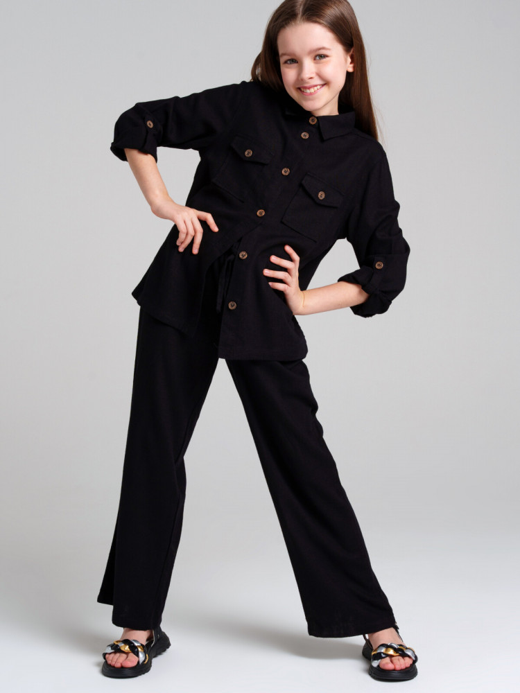 Рубашка текстильная для девочек | Repeat | PlayToday