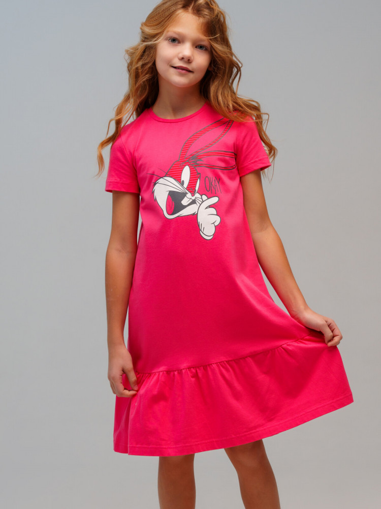 Сорочка ночная трикотажная для девочек | Home_Love Graffiti | PlayToday