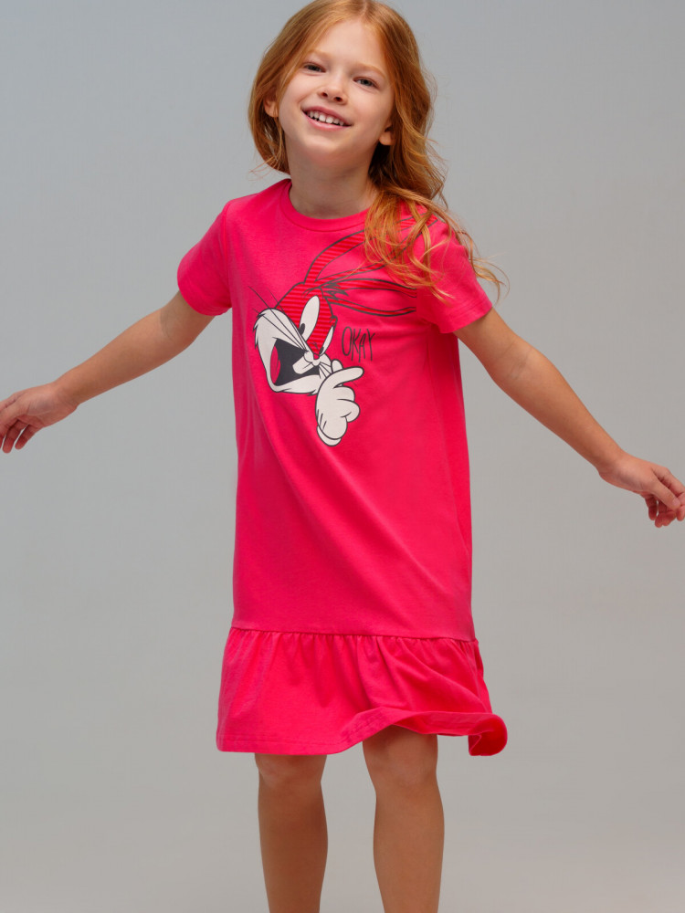 Сорочка ночная трикотажная для девочек | Home_Love Graffiti | PlayToday