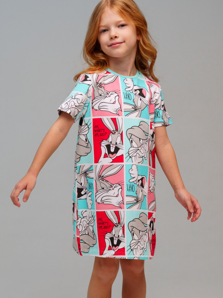 Сорочка ночная трикотажная для девочек | Home_Love Graffiti | PlayToday