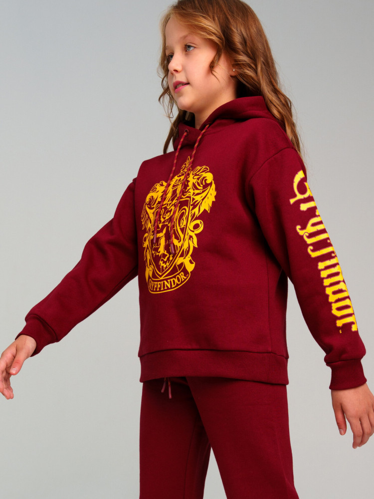 Толстовка трикотажная для девочек | Black chic | PlayToday