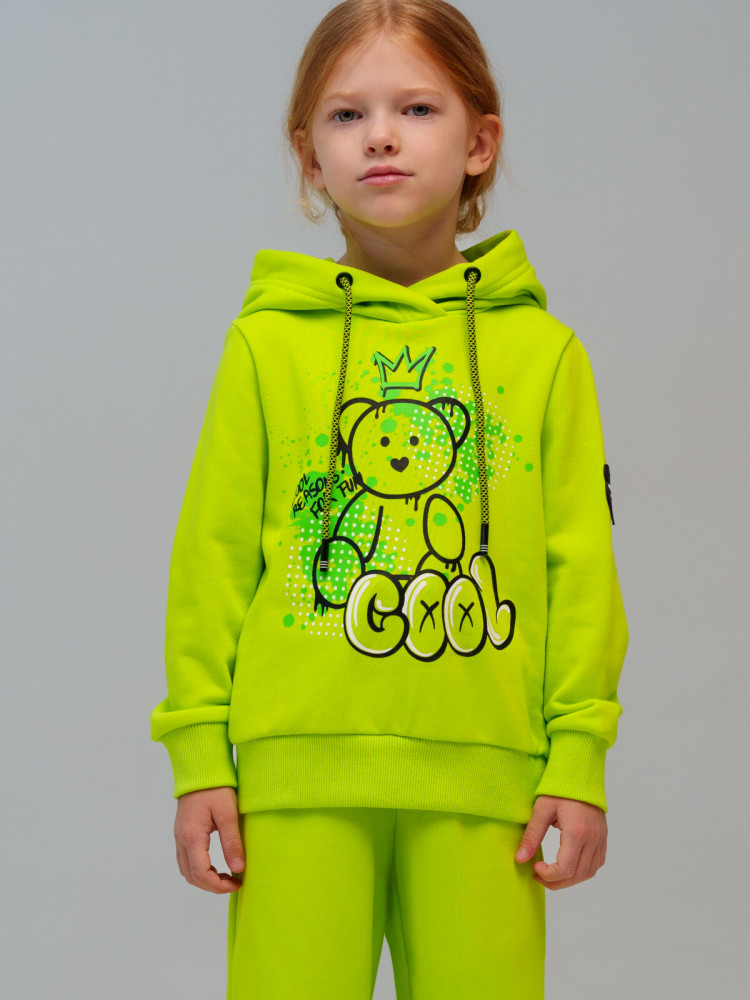 Толстовка трикотажная для девочек | Emotion | PlayToday