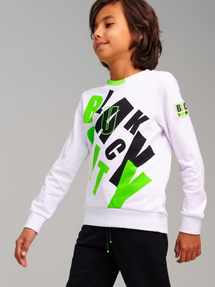 Толстовка трикотажная для мальчиков | B’LUCKY CITY Tween boys | PlayToday