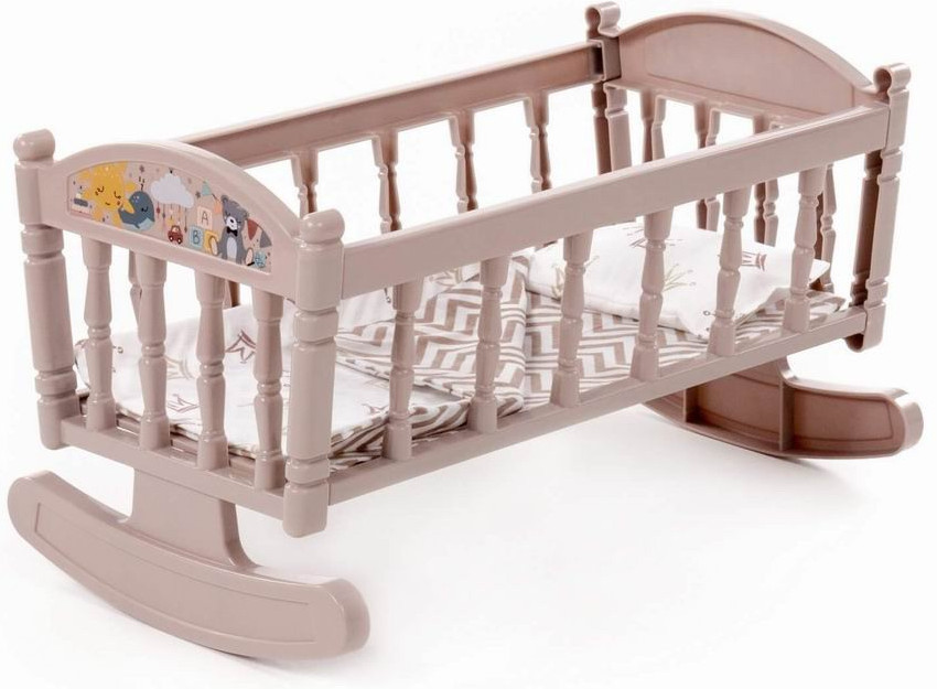 Кроватка-качалка сборная для кукол | Полесье