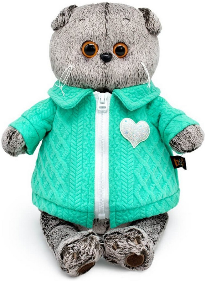 Игрушка мягкая «Басик в куртке с сердечком» | Budi Basa