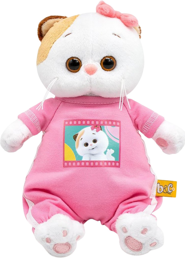 Игрушка мягкая «Кошечка Ли-Ли в комбинезоне с принтом» | Budi Basa