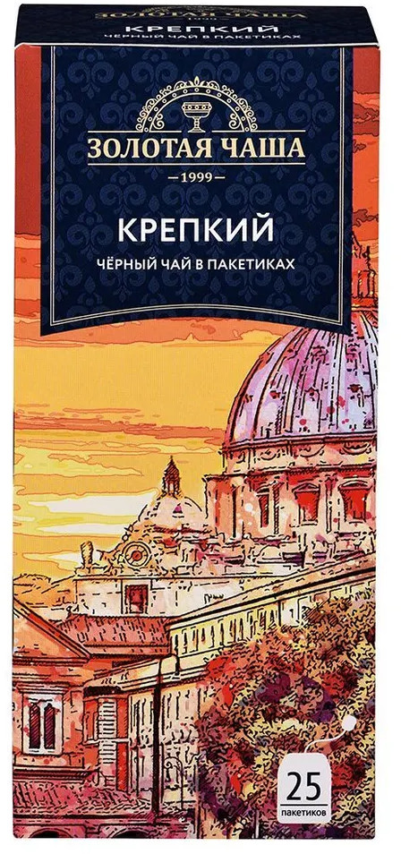 Чай черный байховый «Крепкий» | Золотая чаша