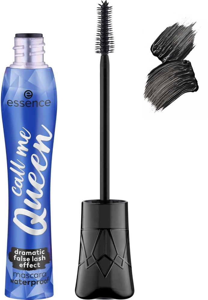 Тушь для ресниц водостойкая «Dramatic False Lash Effect», оттенок Black | Call Me Queen | Essence