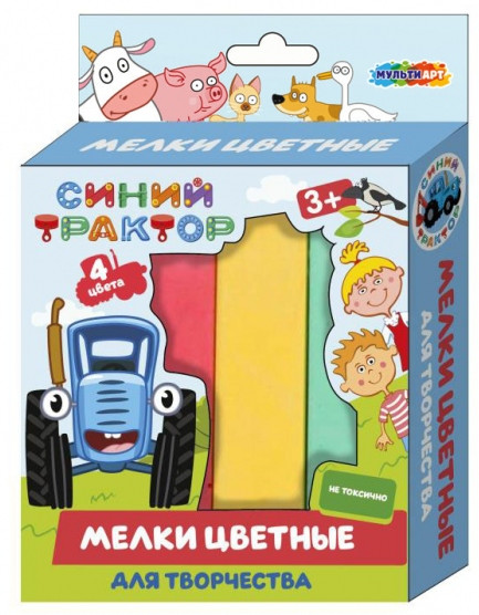 Набор мелков цветных «Синий Трактор» | Синий трактор | Multi Art