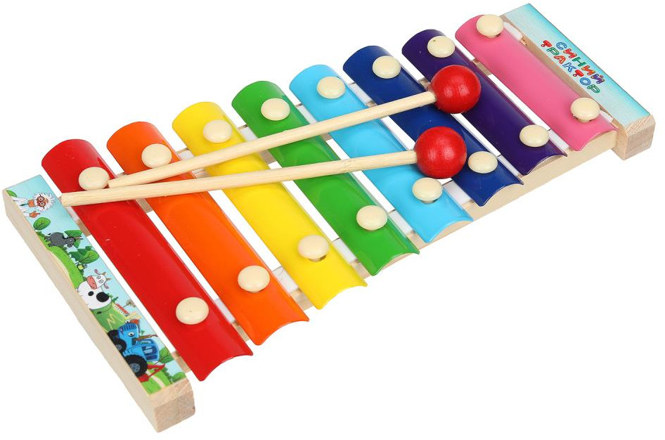 Металлофон «Синий трактор» | Синий трактор | Буратино