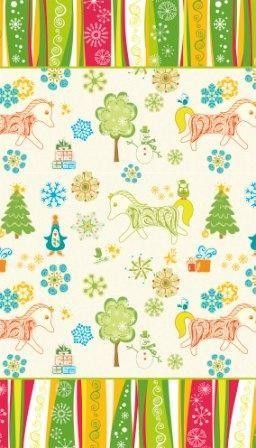 Полотенце вафельное "Лошадки" (40х70) | Солнечный дом