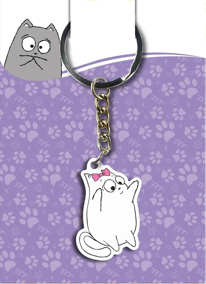 Брелок акриловый «Котовасия-1» | Котики | PrioritY