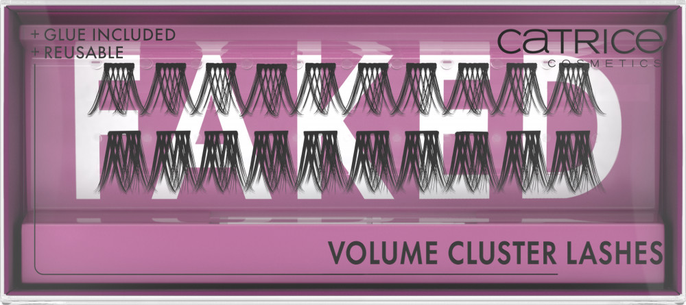 Ресницы накладные «Volume Cluster Lashes» | Faked | Catrice