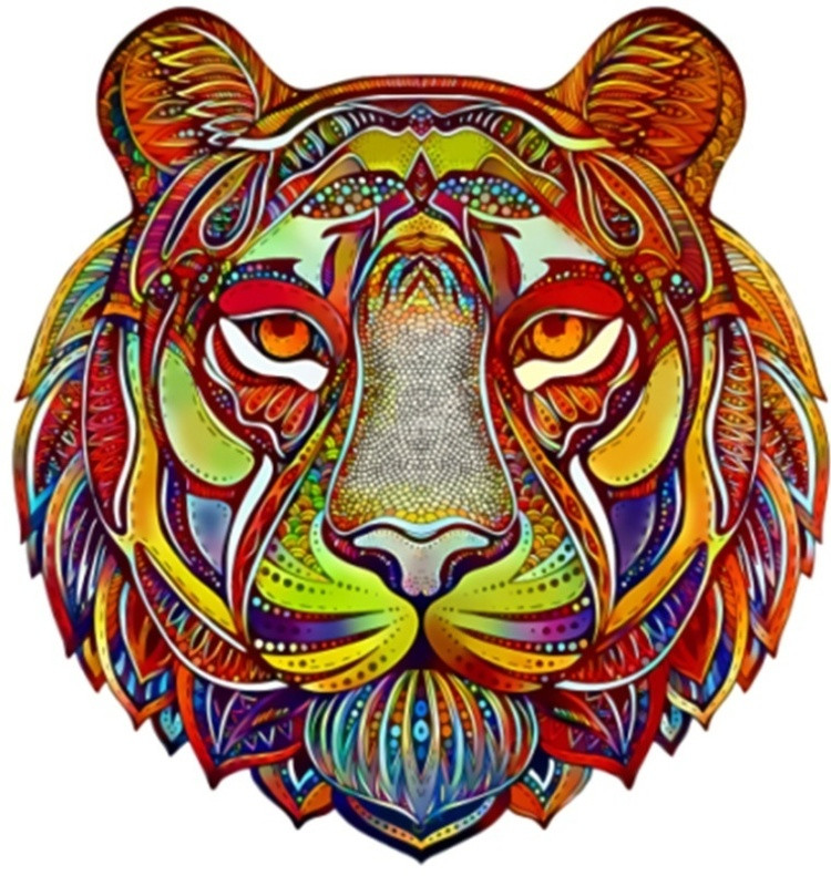 Пазл «Тигр Wooden Puzzle 027» | Puzzle