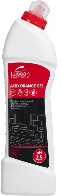 Средство чистящее для сантехники «Acid Orange Gel» | Luscan Professional