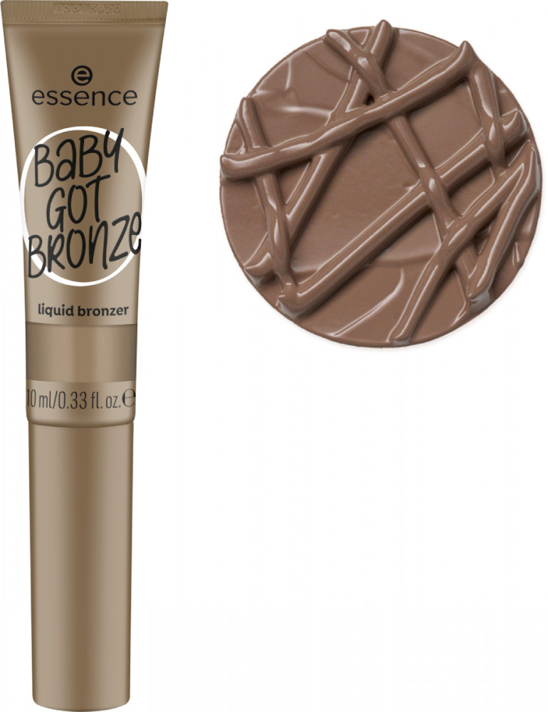 Бронзер для лица жидкий «Baby Got Bronze», оттенок 10 Sweet Shadows | Essence