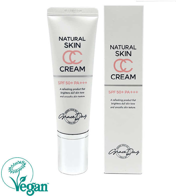 CC-крем для лица защитный «Natural Skin CC Cream» SPF50+ PA+++ | Grace Day