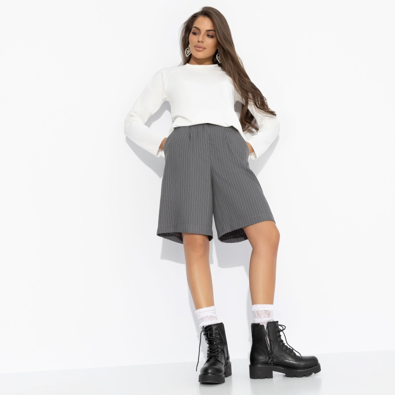 Шорты-бермуды женсие Чары стиля (полоска) | Charutti