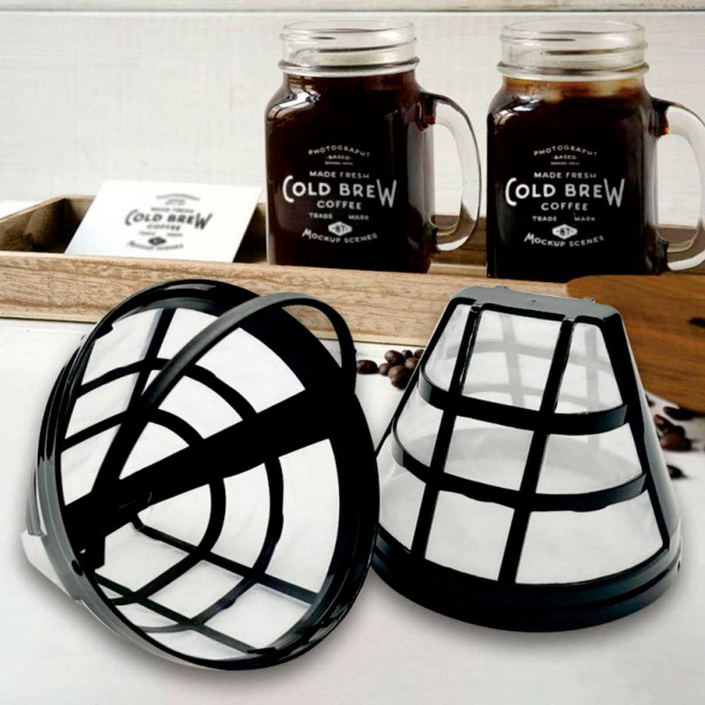 Фильтр конусный многоразовый для капельных кофеварок LC-KF11658