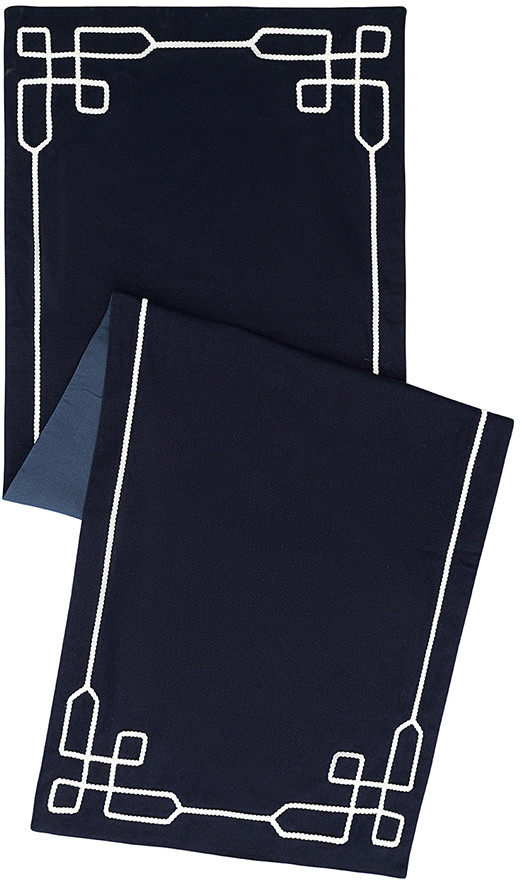 Дорожка на стол «Navy story» | Sea treasures | Tkano