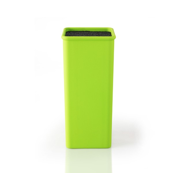 Универсальная подставка для ножей (квадратная), зеленая | Fissman