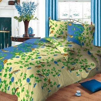 Комплект постельного белья «Колибри» (арт. 10534, 2 спальный, бязь, 2 наволочки 70х70)