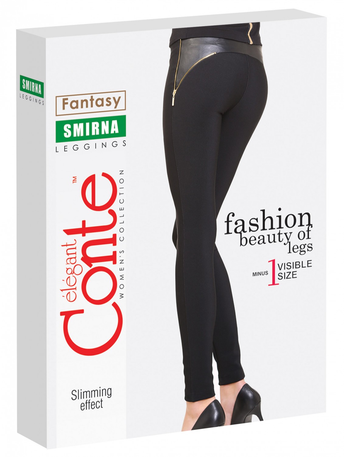 Трикотажные леггинсы "Smirna" (nero) | Conte Elegant