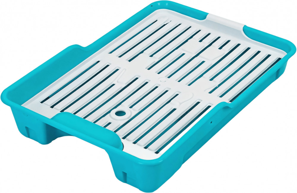 Туалет для кошек с сеткой | Ред Пластик