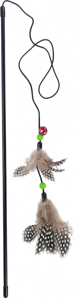 Игрушка-дразнилка для кошек «Два пера» | Dogman