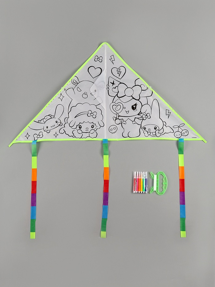 Змей воздушный-раскраска «Кролик и друзья» | Funny toys