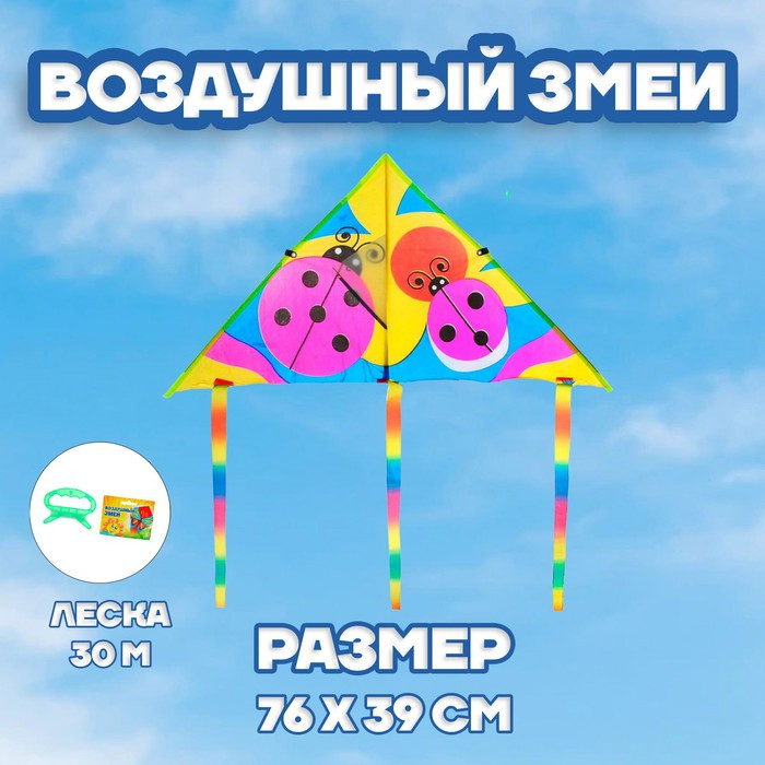 Змей воздушный «Божья коровка» | Funny toys