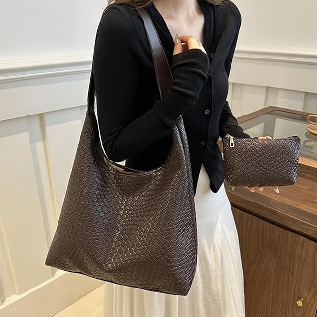 Сумка-тоут женская с косметичкой