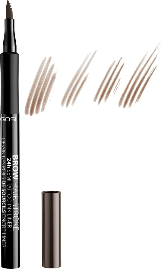 Карандаш для бровей «Brow Hair Stroke», оттенок 003 Dark Brown | Gosh