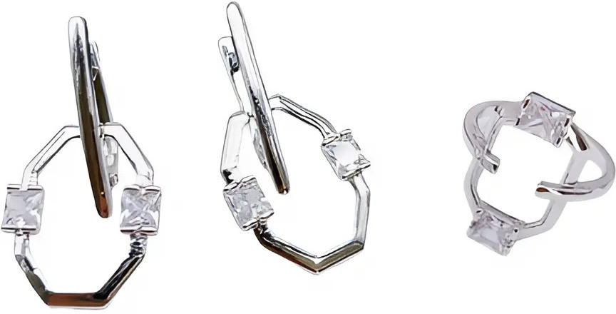 Комплект украшений для женщин с фианитом | Tuimedaq