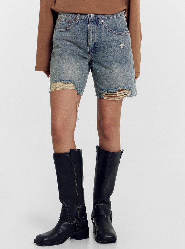 Шорты джинсовые женские | Denim | Mark Formelle