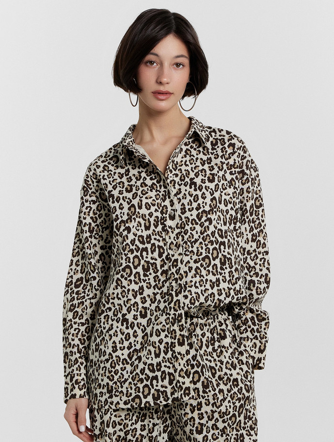 Рубашка женская | Льняная коллекция | Mark Formelle