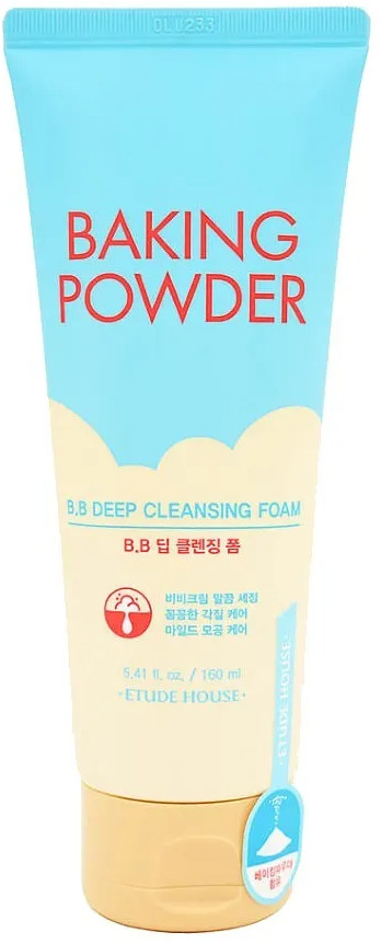 Пенка для умывания жирной и комбинированной кожи лица «Baking Powder BB Deep Cleansing Foam» | Baking Powder | Etude House