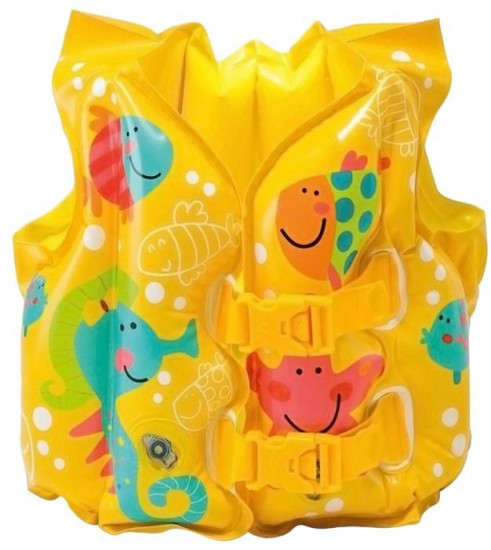 Жилет для плавания надувной «Рыбки»