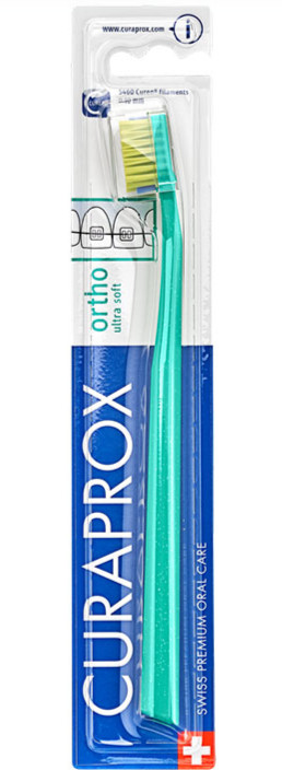 Ортодонтическая зубная щетка «CS 5460 Ortho Ultra Soft» | Curaprox