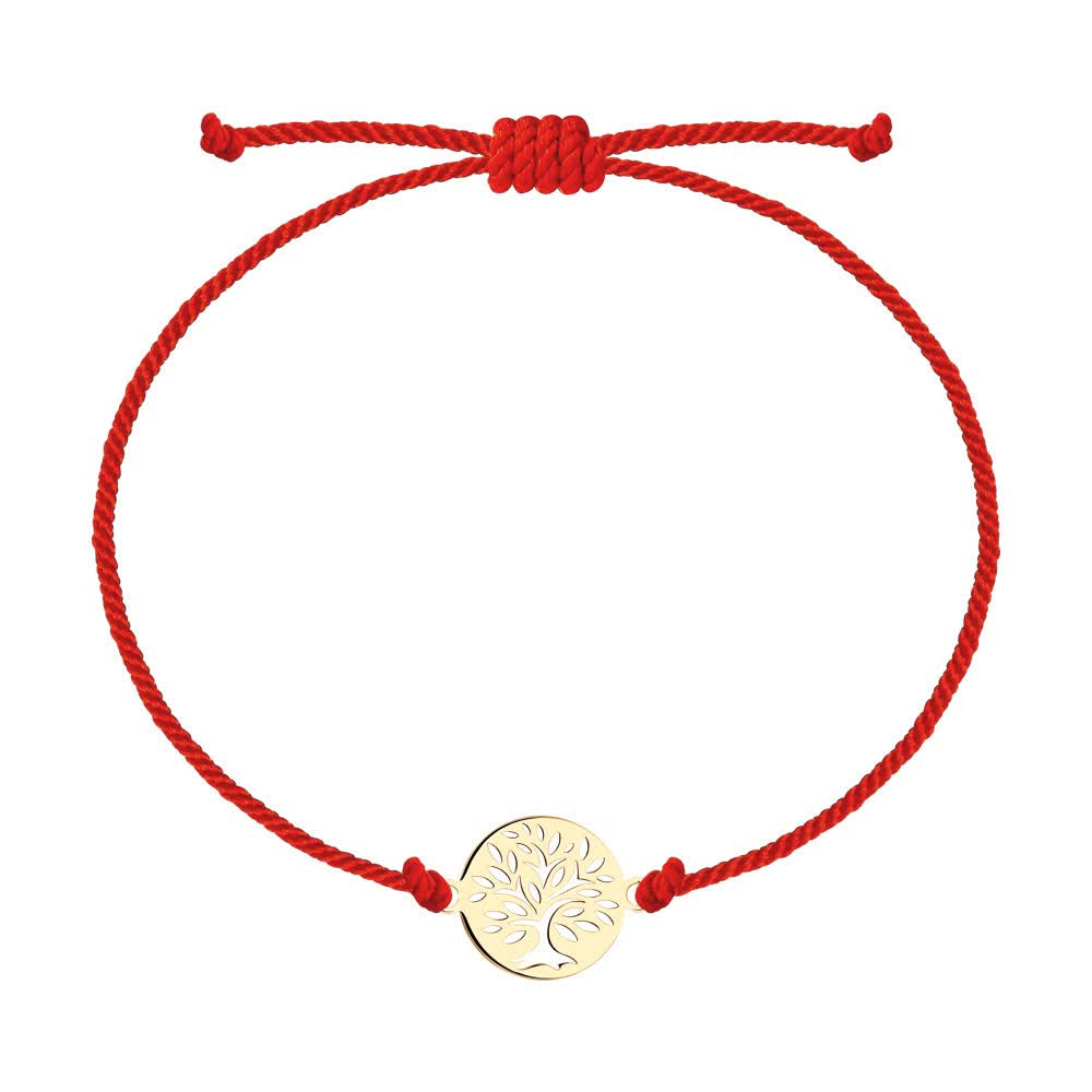 Браслет из золочёного серебра «Древо жизни» | Present | Diamant