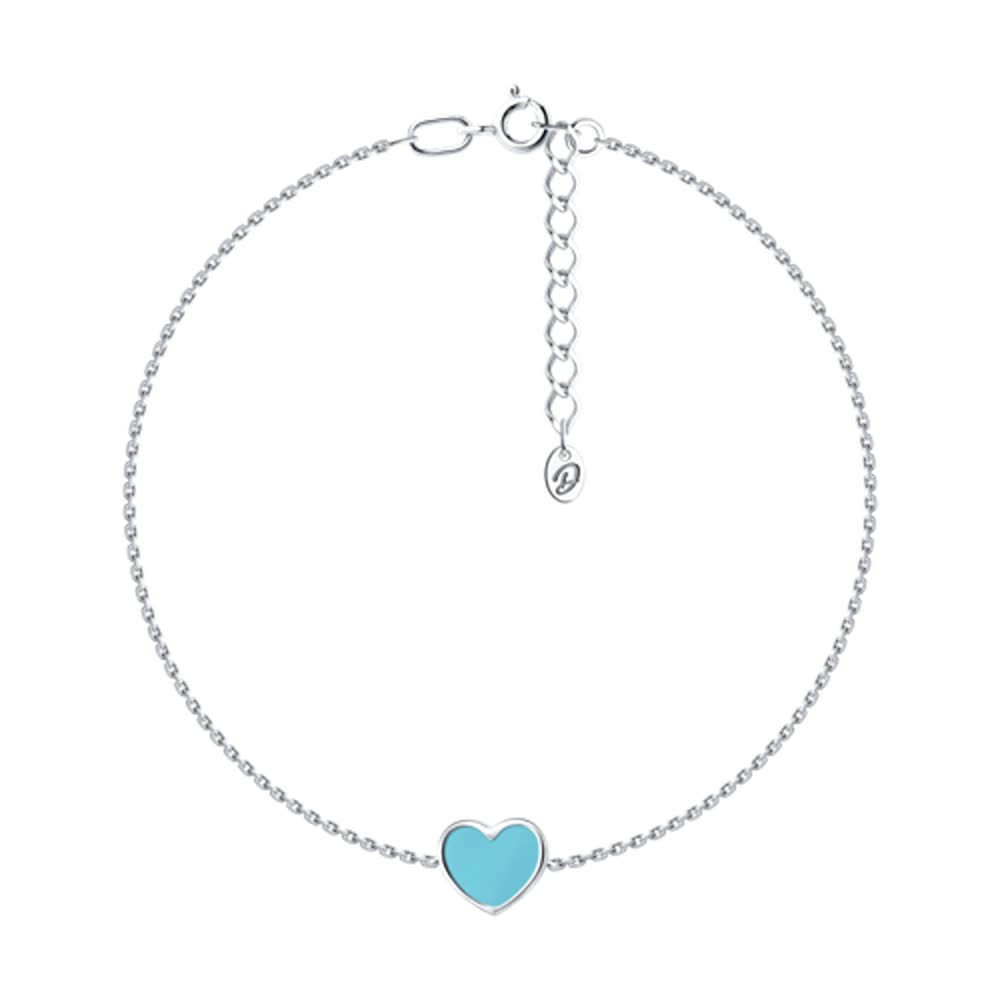 Браслет из серебра с эмалью | Diamant