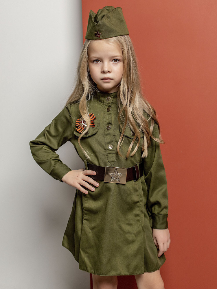Костюм для девочек «Солдатка» | Пуговка