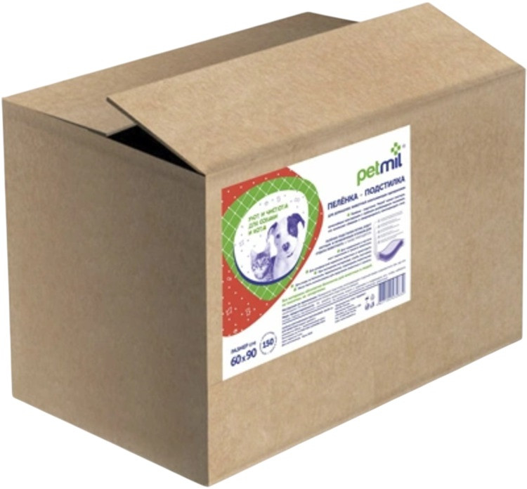 Пеленки-подстилки впитывающие одноразовые | Petmil