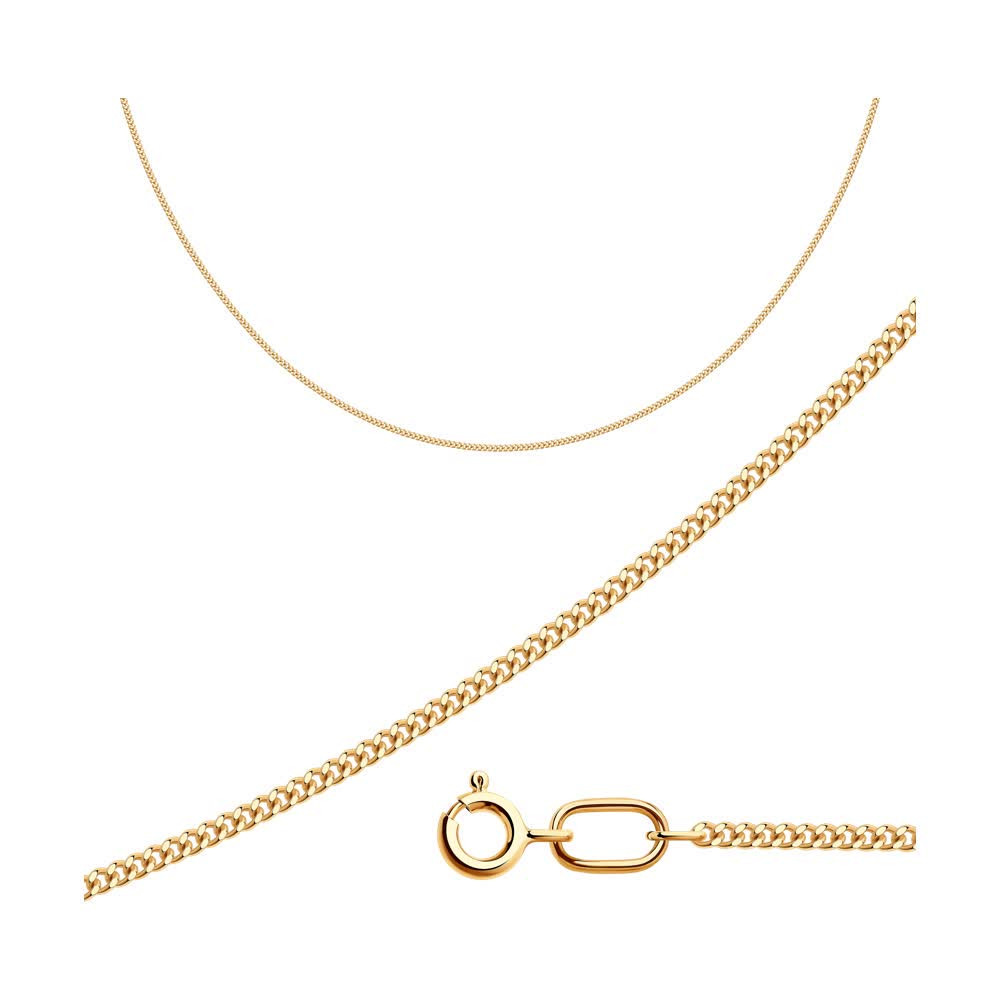 Цепь из золоченого серебра | SOKOLOV