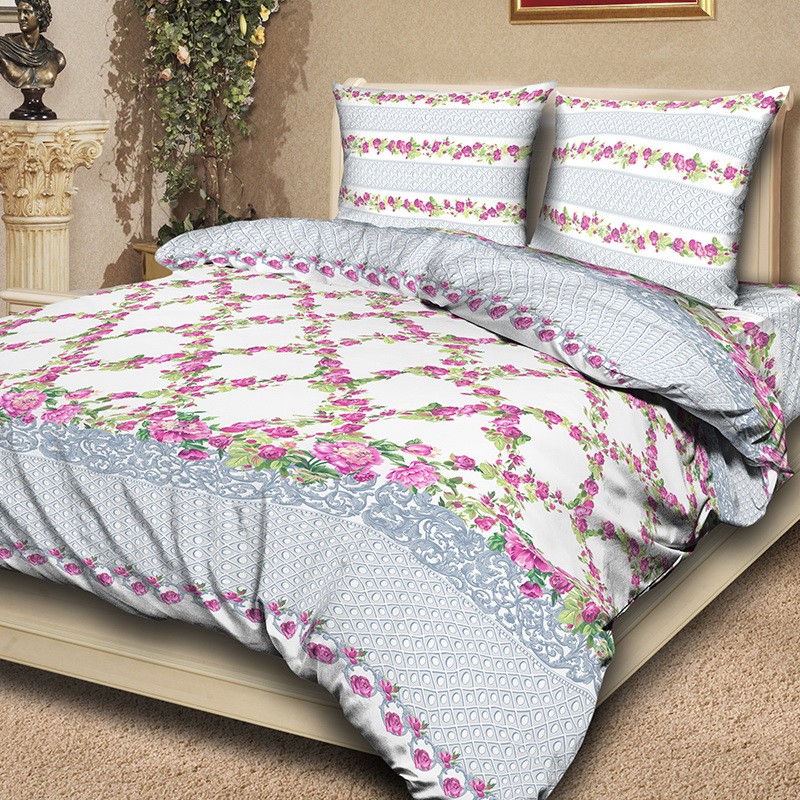 Комплект постельного белья «Зефир» (арт. 3754, 1,5-спальный, бязь, 2 наволочки 70х70) | Для SNOFF