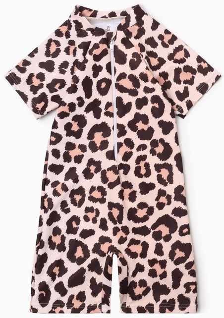 Купальный костюм для девочек «Леопард» | Крошка Я