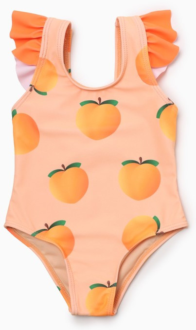 Купальник для девочек «Персики» | Крошка Я
