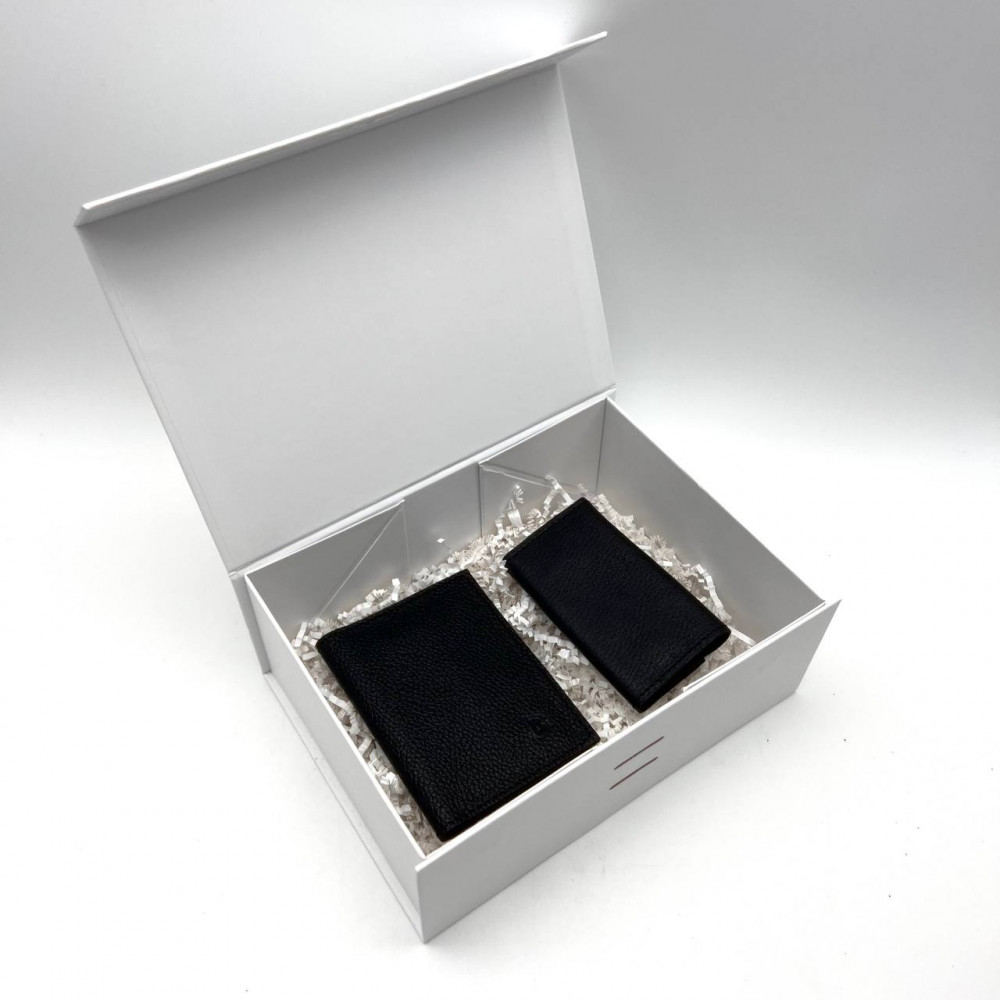 Подарочный набор: портмоне и ключница из натуральной кожи | Baks accessories