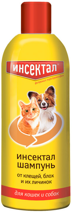 Шампунь для животных от блох и клещей | Инсектал